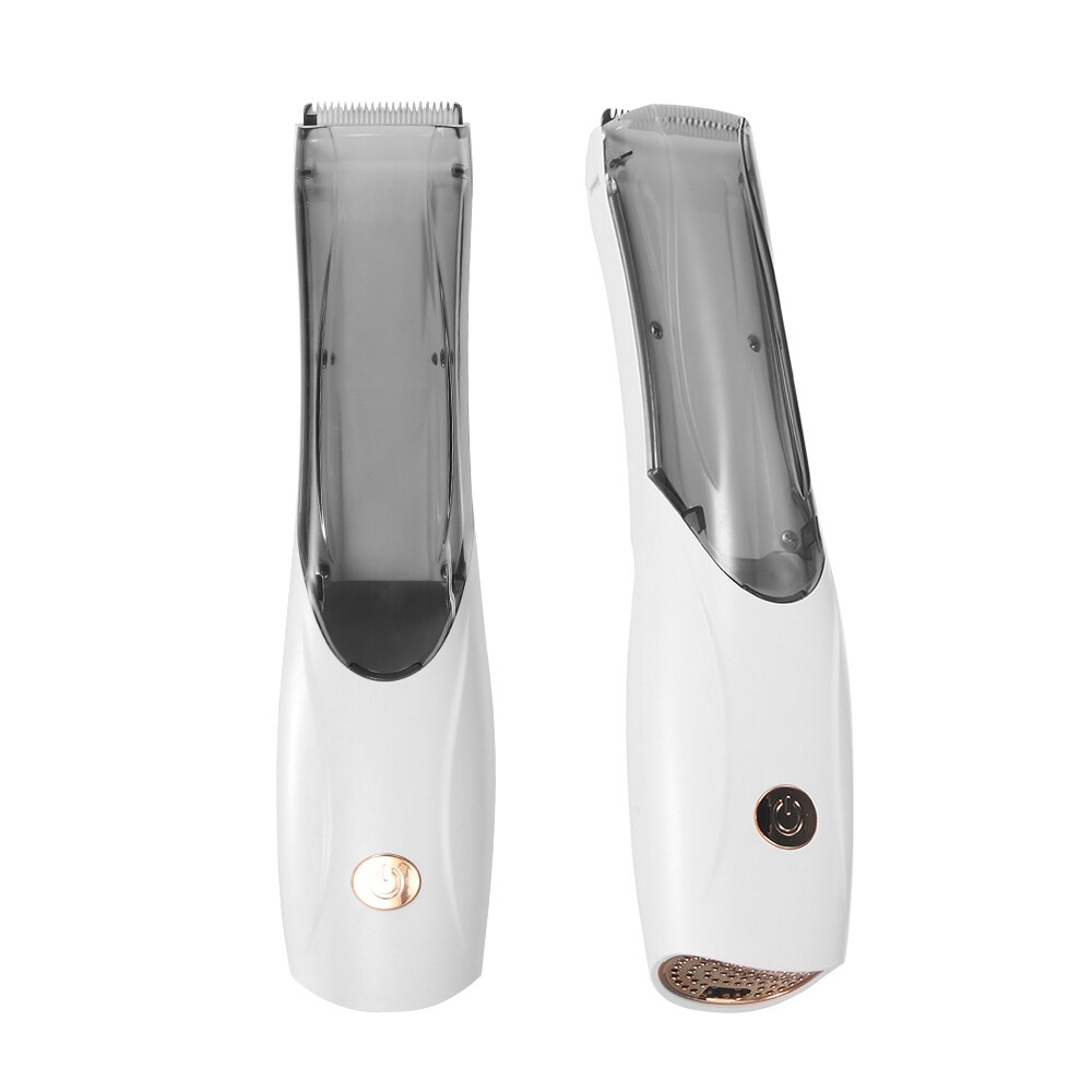 Vacuum Pet Clipper Rechargeable Three Modes Mute Hair Cutter With Detachable Blade And Two Combs Vacuum Pet Clipper