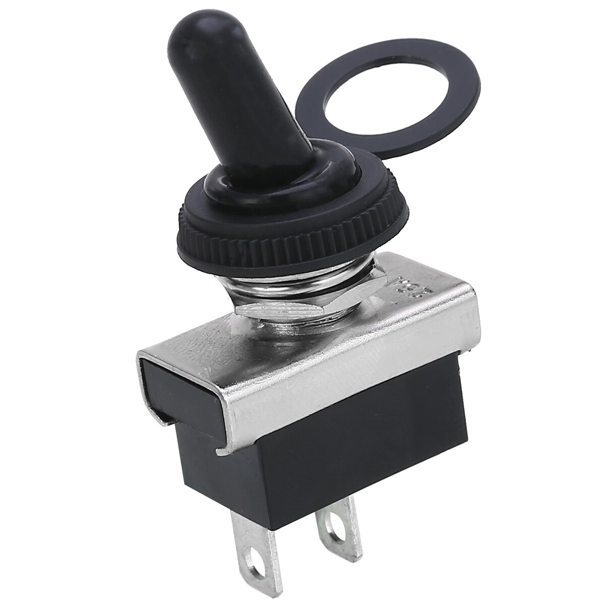 1 Pair 12V 25A Auto Toggle Switch Boat Marine Heavy Duty Flick Switches with Waterproof Cover