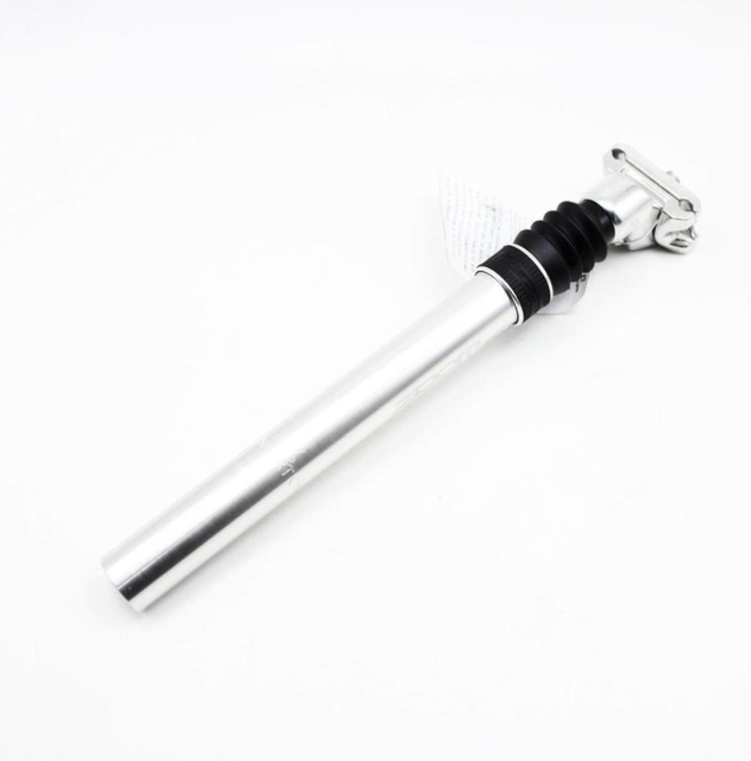 ZOOM-tija de sillín para bicicleta, amortiguador de Ciclismo de Carretera, tubo de 25,4/26,6/26,8x300MM: 26.6 silver