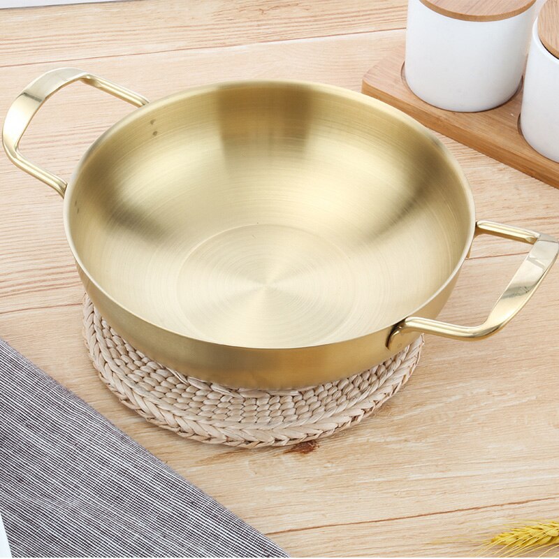 Sartén clásica de acero inoxidable para Mini Chef, utensilios de cocina, 18cm diámetro interior/20cm/22cm