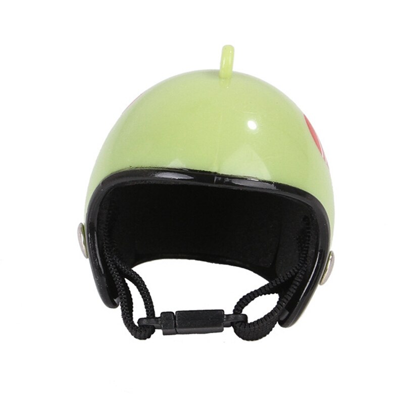 1 pièces en plastique mignon poulet chapeau poulet casque Protection couvre-tête petit animal de compagnie casque oiseau couvre-chef fournitures pour animaux de compagnie chapeau Costume