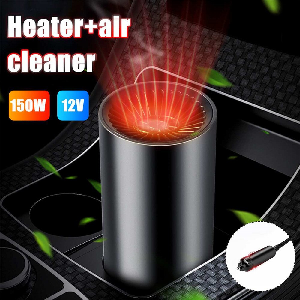 Winter Car Heater Universal 12V Car Interior Heating Cooling Fan Heater Window Mist Remover Portable Car Heaters: Air heater