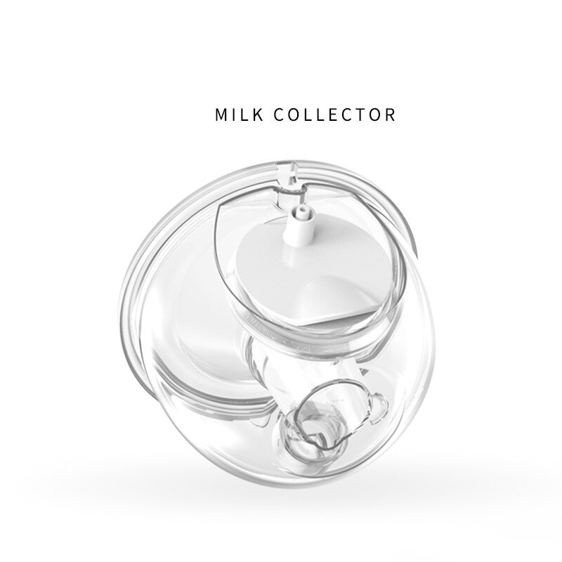 Tiralatte elettrico ricaricabile a mani libere USB estrattore di latte per allattamento al seno portatile indossabile silenzioso: with lid
