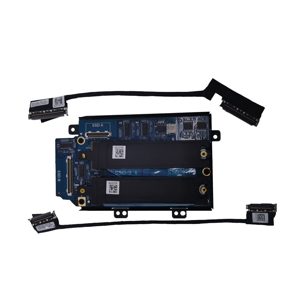 0D3P25 0R24Y6 05F1WR 02JH8P 03JTF8 Voor Dell Alienware Area-51m R2 SATA2.5 Om M.2 Uitbreiding Dual Harde Schijf Kleine Board Ssd kit