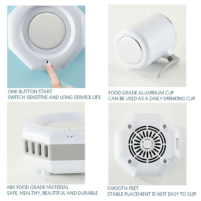 Instant Quick Cooling Cup, , Portable Mini Refrigerator Electric Cooler Cup Cans, Home Office Cold Drink Machine Small