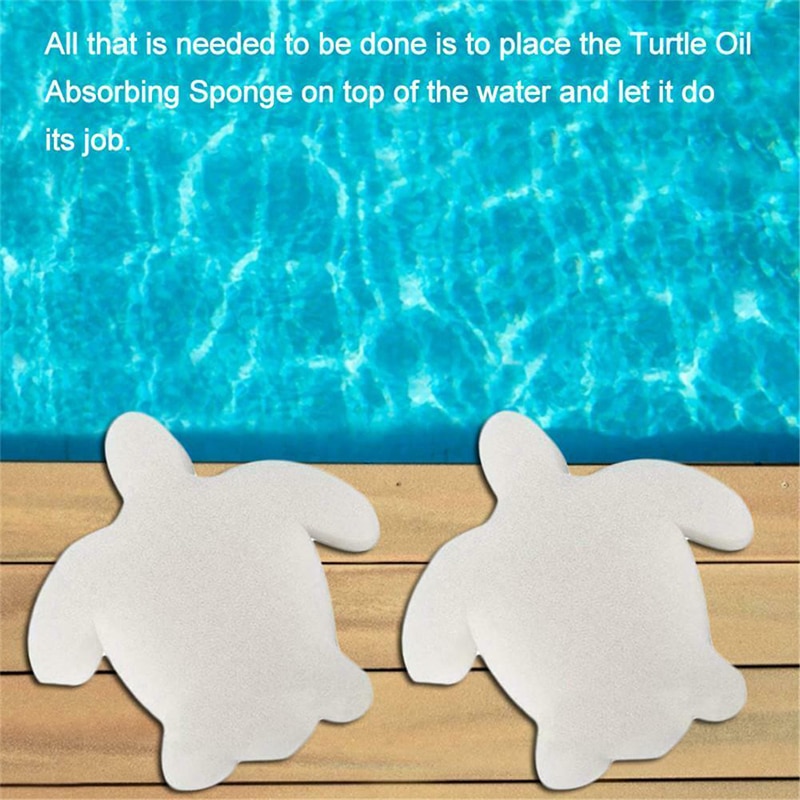 10pcs Swimming Pool Filter Sponge Oil Suction Oil Absorbing Sponge Grime Scum Cleaning Tools For Swimming Pools Tubs Spas