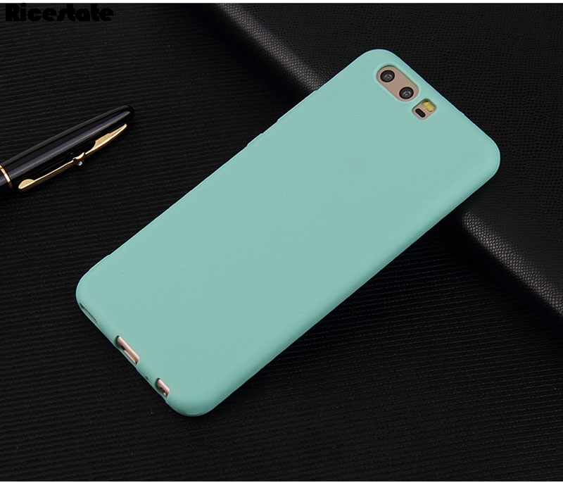 Fundas para Huawei P10 funda de silicona suave esmerilada para Huawei P10 Fundas protectoras para Huawei P10 cubierta de teléfono mate: Azul cielo