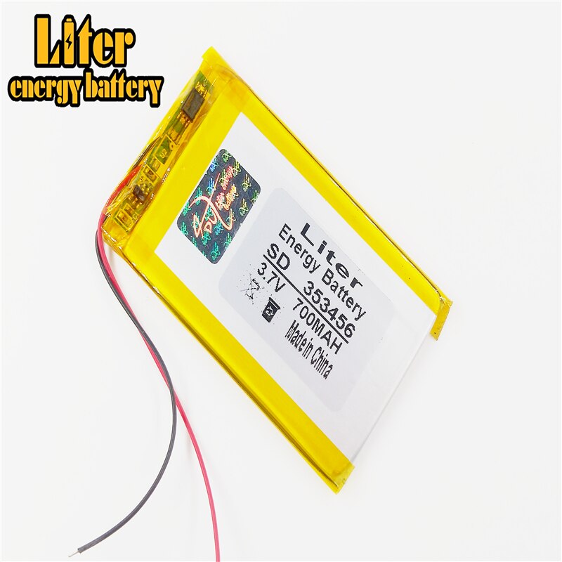 353456 3.7V 700mah batterie au Lithium polymère avec panneau de Protection pour produits numériques Bluetooth GSP