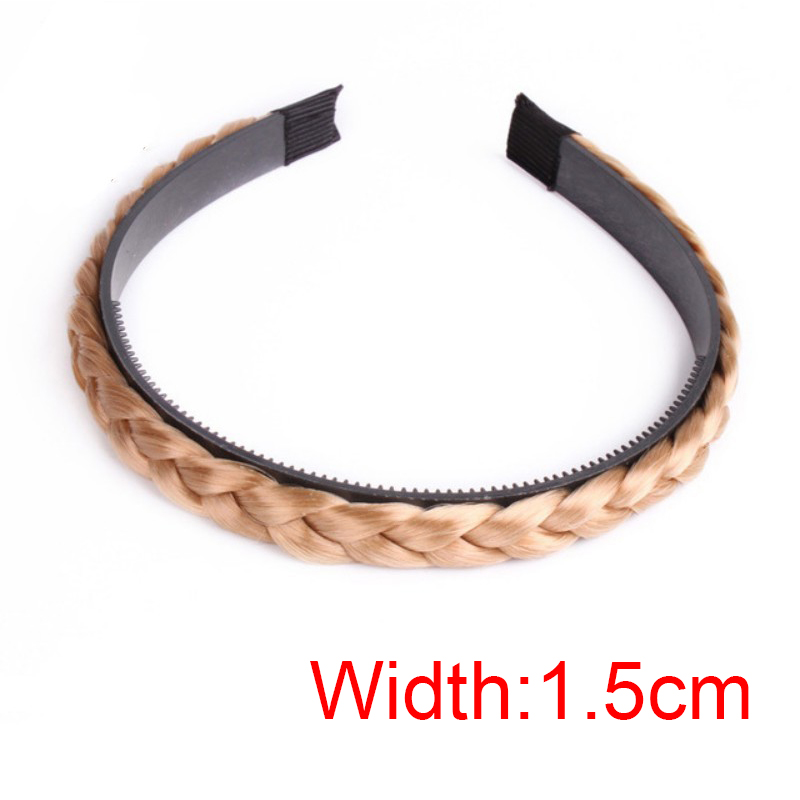 Meisjes Haarband Fishbone Gevlochten Pruik Twist Vlecht Haarband Hoofdband Haarspeld Bohemen Antislip Hoofdtooi Bridal Vrouwen Haar Accessoires: Paars