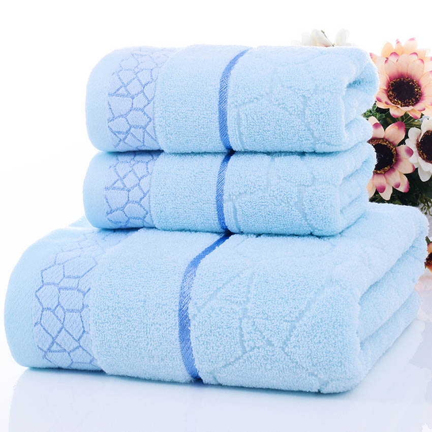Geometrische Handdoeken Set Comfortabele 100% Katoen Bad Dikke Katoenen Douche Badkamer Home Spa Gezicht Handdoek Handdoeken Voor Volwassenen Handtuch