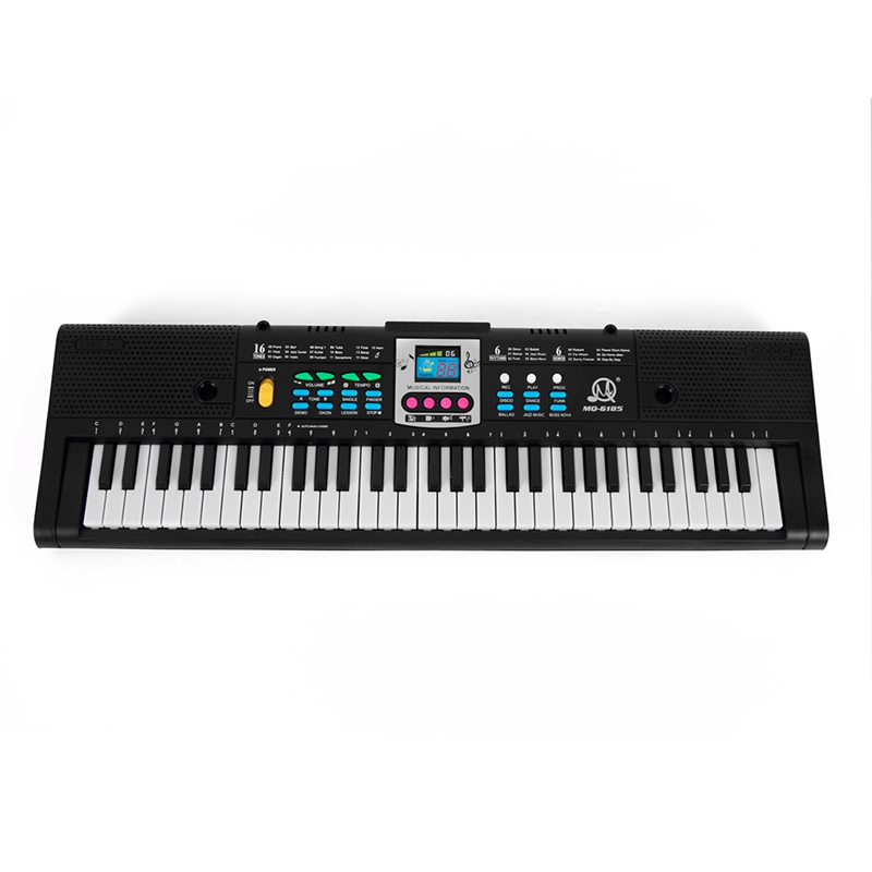Mq 61 kosketinta elektroninen piano digitaalinen musiikki elektroninen kosketinsoitin mikrofonilla varustettu soitin lapsille aloittelijoille