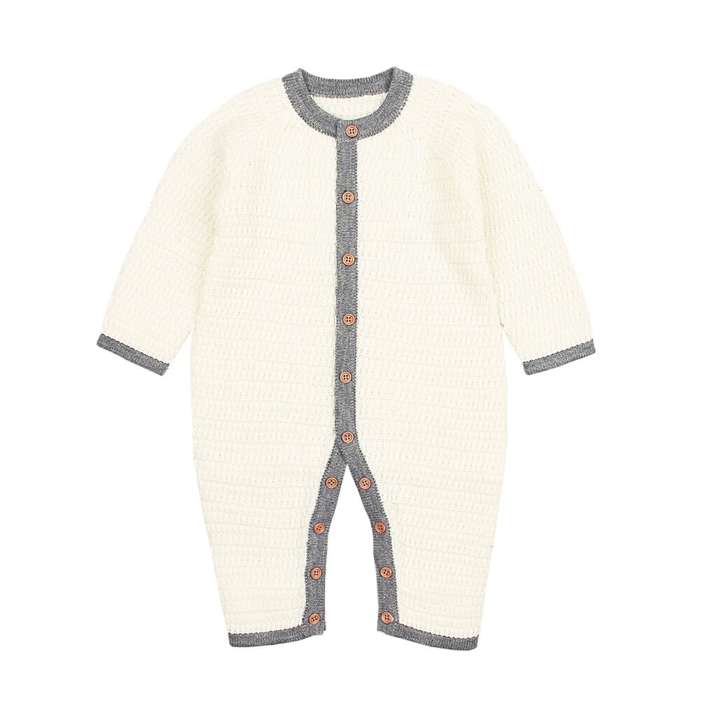 Baby Junge Strampler Strick Neugeborenen Baby Kleidung Mit Hut Infant Kleinkind Overall Für Kinder Baumwolle Kleinkind Jungen Overall: bai / 90