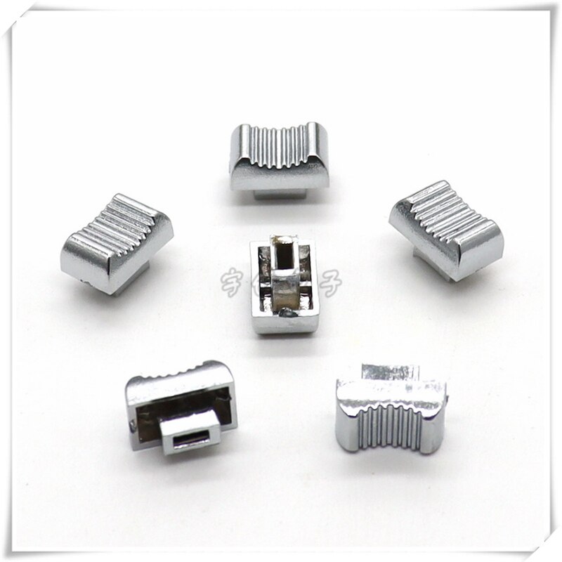 10 Stuk 13*8*9Mm Rechte Dia Potentiometer Mixer Duwstang Cap Plastic Console Volume Hoed Innerlijke gat 4Mm