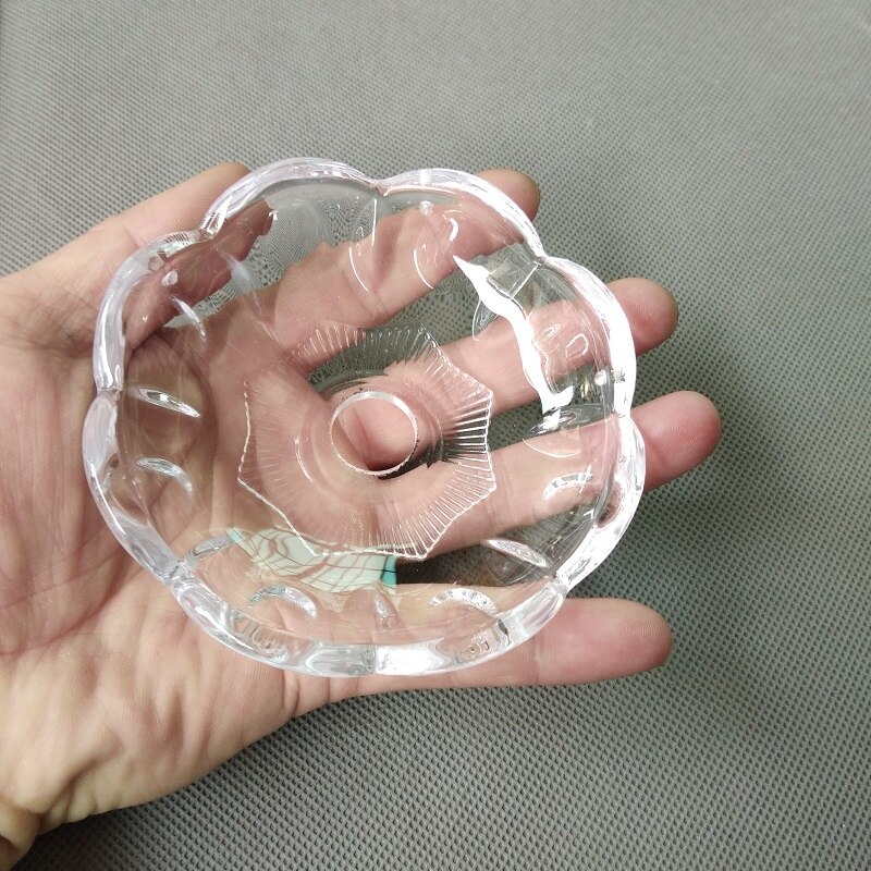 2Pcs Glass Dia100mm Crystal Lamp Flower Bowl, Bobeches, Candle Holder, Wedding Decoration, Chandelier Tray, Light Accessories