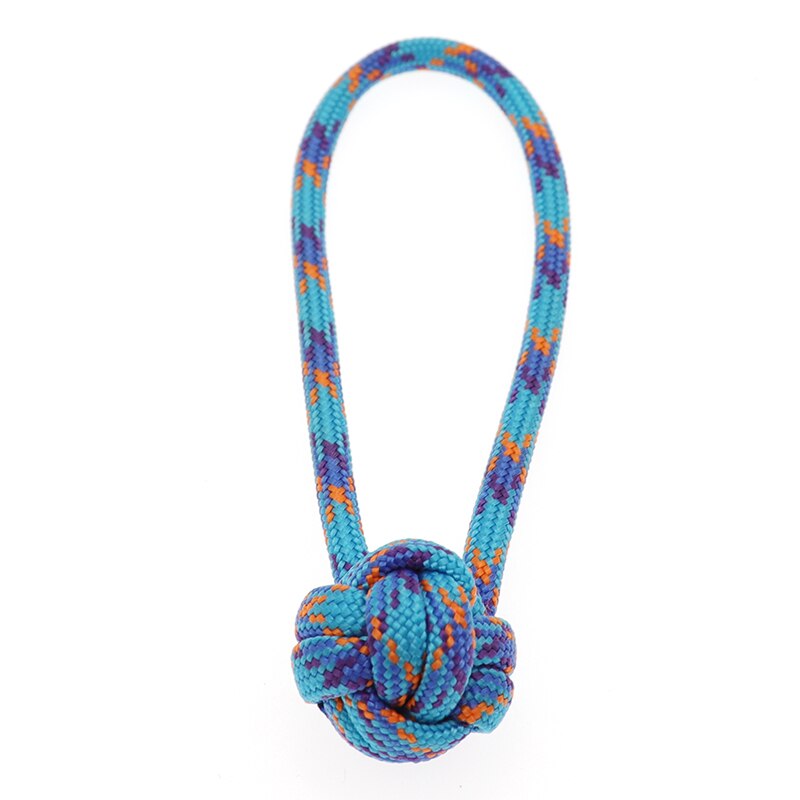 Hand Gevlochten Paracord Knopen Diy Sleutelhanger Camping Survival Gereedschap: blue color