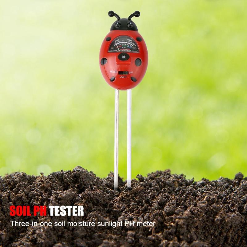 3 en 1 testeur numérique humidité du sol lumière du soleil PH mètre testeur pour plantes fleurs acidité humidité mesure jardin plantes outils
