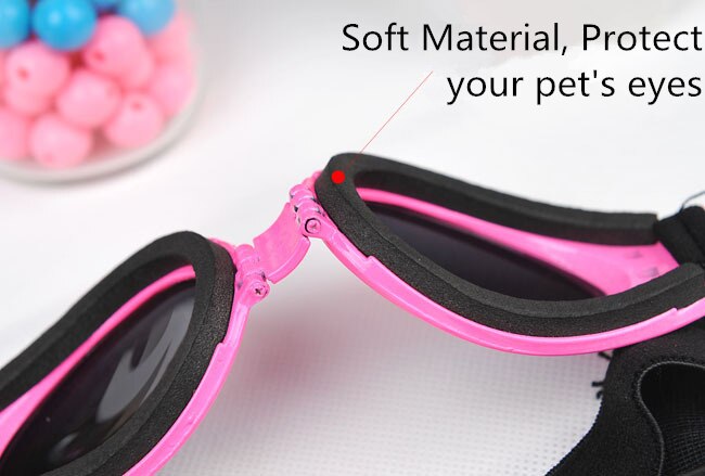 Lunettes de soleil pour chiens de la | Accessoires de chiens d'animaux frais, lunettes ajustables pour bouledogues français, lunettes étanches pour chiens moyens et grands 20S2