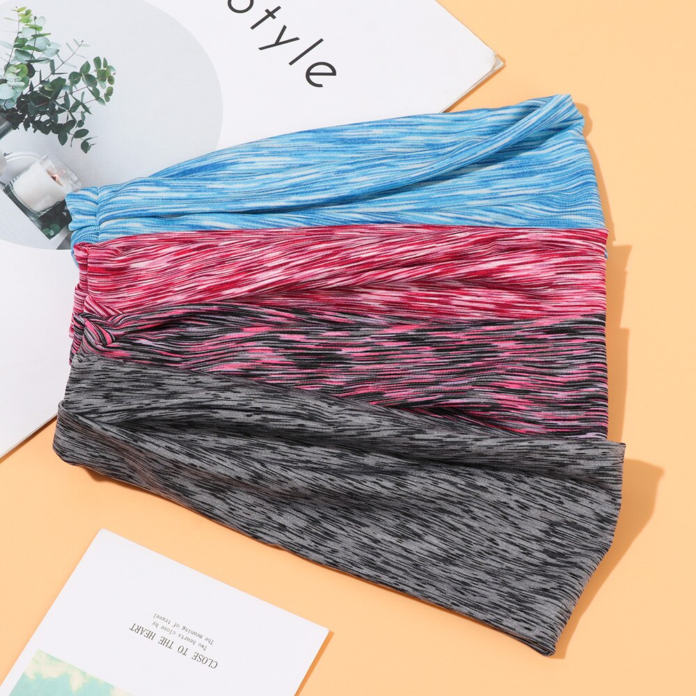 Absorberende Zweet Haarbanden Elastische Sport Haarbanden Head Band Yoga Hoofdbanden Hoofddeksels Headwrap Sport Haaraccessoires