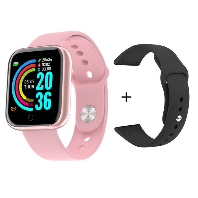 D20 Pro Y68 SmartWatch Bluetooth Inseguitore di Fitness Sport Watch Heart Rate Monitor di Pressione Sanguigna Braccialetto Intelligente Per Android IOS: BB