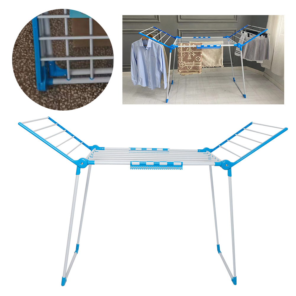 Tendedero de ropa multifunción, tendedero de ropa a prueba de viento, tendedero de ropa, soportes para secar ropa