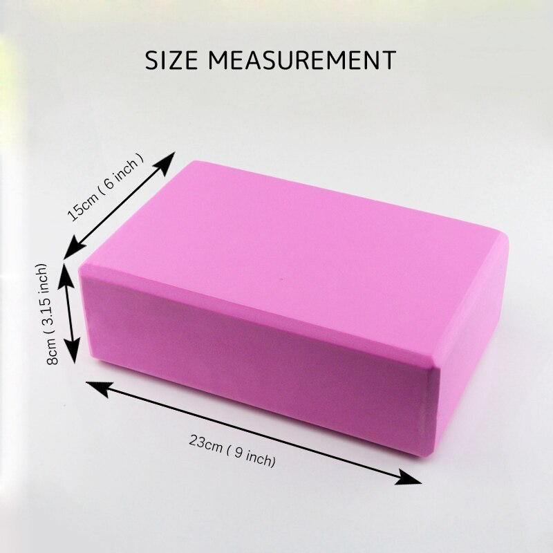 Kleurrijke Eva Foam Yoga Blok Baksteen Oefening Fitness Tool Oefening Workout Stretching Aid Body Vormgeven Gezondheid Training Apparatuur