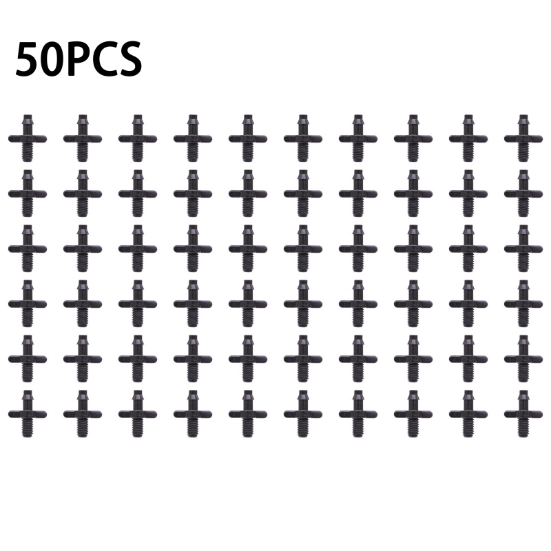 50 Stuks 4/7Mm Splitter Adapter Connector Weerhaak En Tuin Irrigatie Slangen Pvc Fittingen 6Mm Draad Koeling Plant Bewatering: Default Title