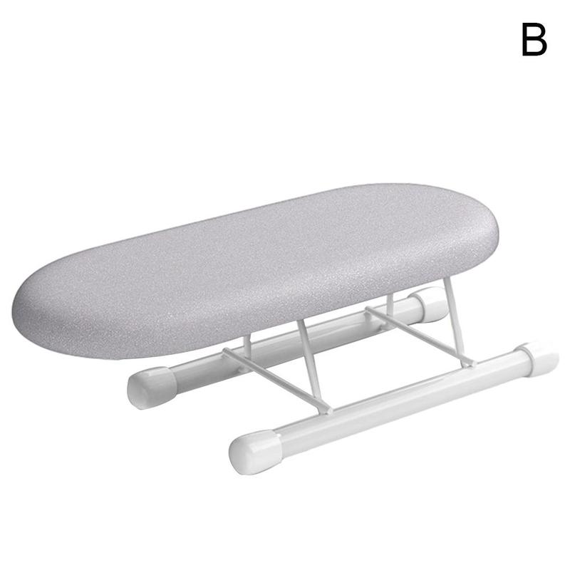 Mini Strijkplank Opvouwbare Verwijderbare Manchetten Kragen Strijken Tafel Voor Home Reizen Gebruik Strijken Accessorie Kleding Ijzer: silver cloth