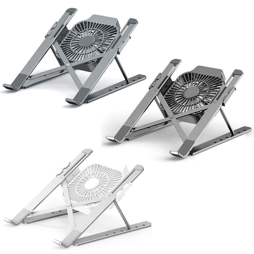 Laptop Stand With Cooling Fan For MacBook , Notebook Bracket Holder Table Heat Dissipation Support for HP DELL Notebook