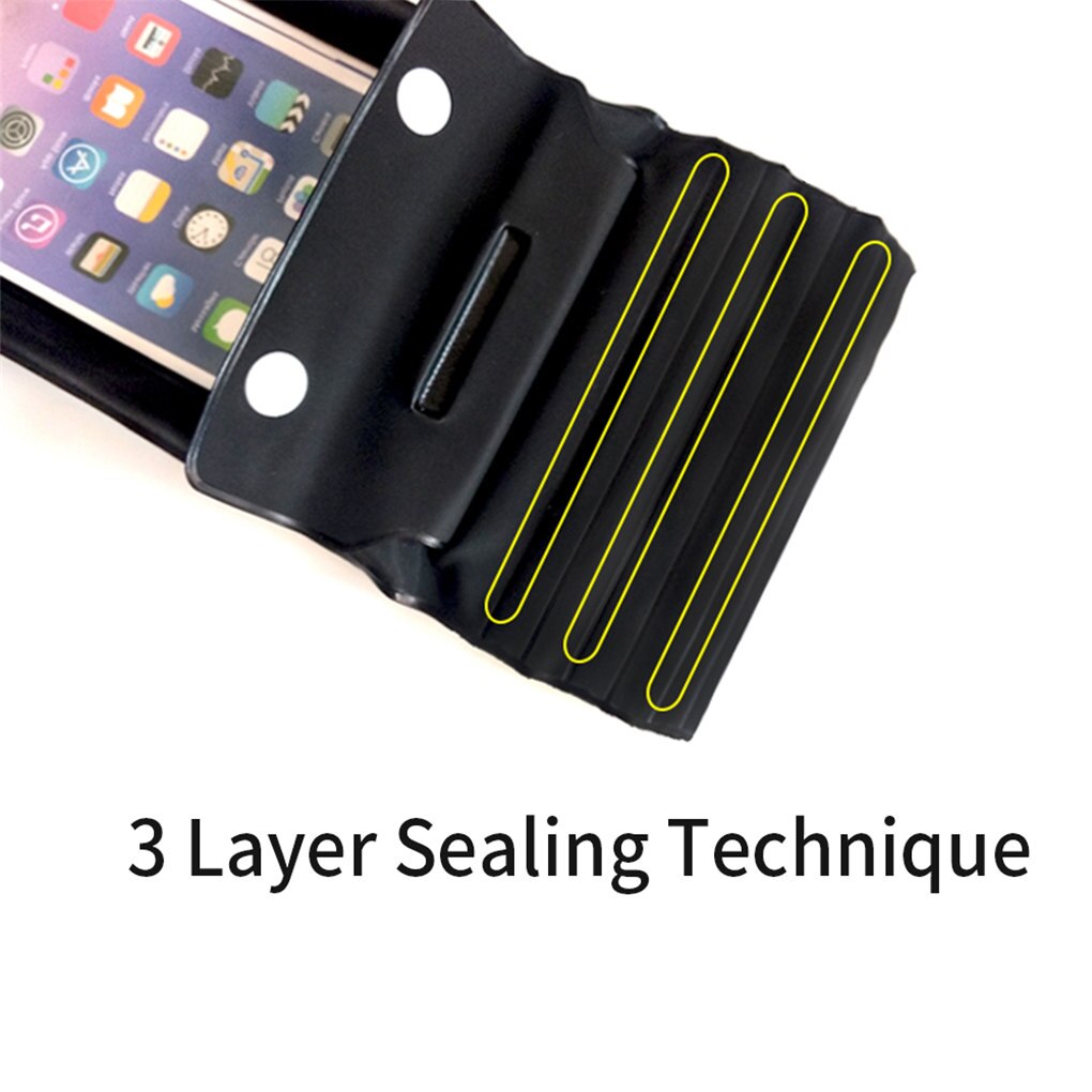 Essager étui étanche pour Smartphone sous 6.5 ''3 couches d'étanchéité coque de téléphone sac pochette de protection natation étanche à l'eau couverture