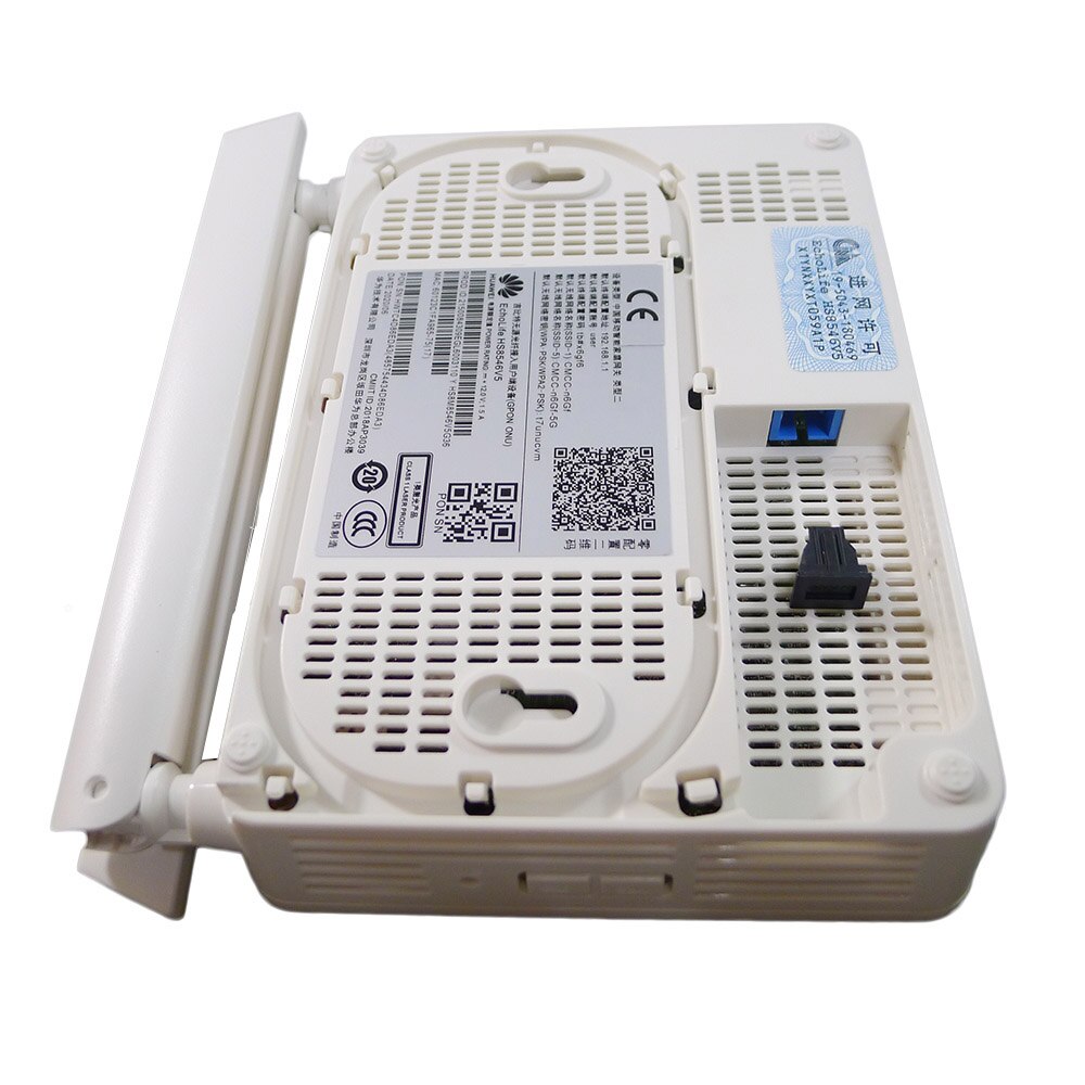 Hua wei original english version 5DBI big antenna Modem router HS8546V5 GPON ONU with 4GE port 2.4G&5G Dual band Wifi