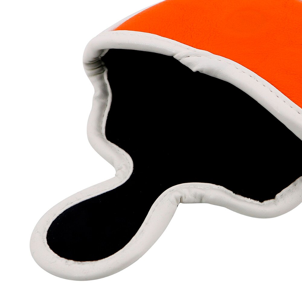 Golf Putter Cover Half Mallet Mini Small Golf Headcover Club Head Protector Magnetic Closure Leather