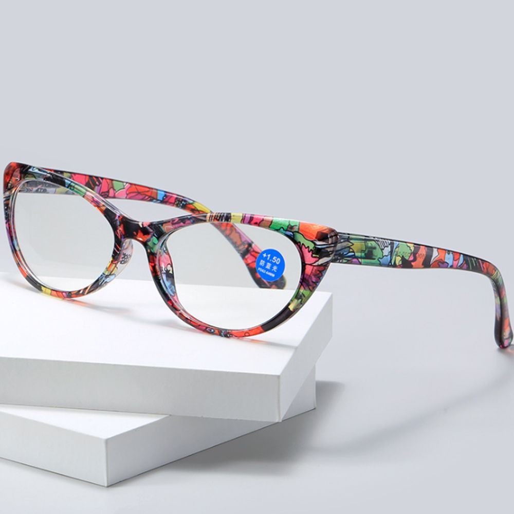 Floral Reading Glasses Urltra-Light Hyperopia Prescription Presbyopia Eyeglasses Spectacles Eyewear Glasses +1.0 +4.0