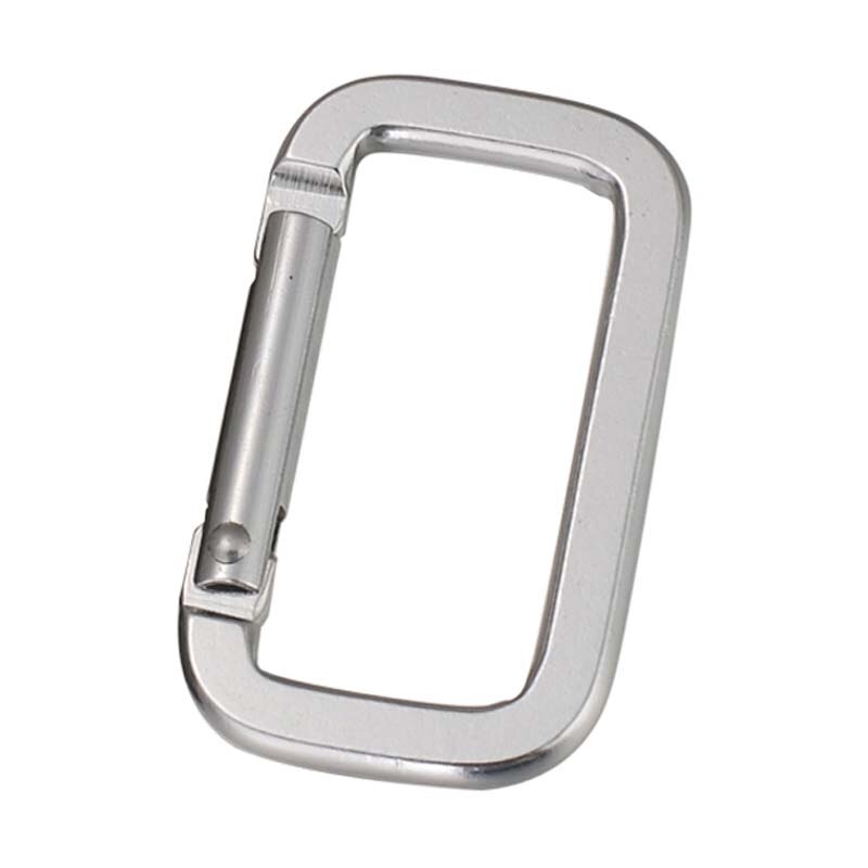 5cm Aluminum Alloy Rectangle Shape Carabiner Climbing Buckle Key Chain Practical Key Ring Safe Clasps Key Chain