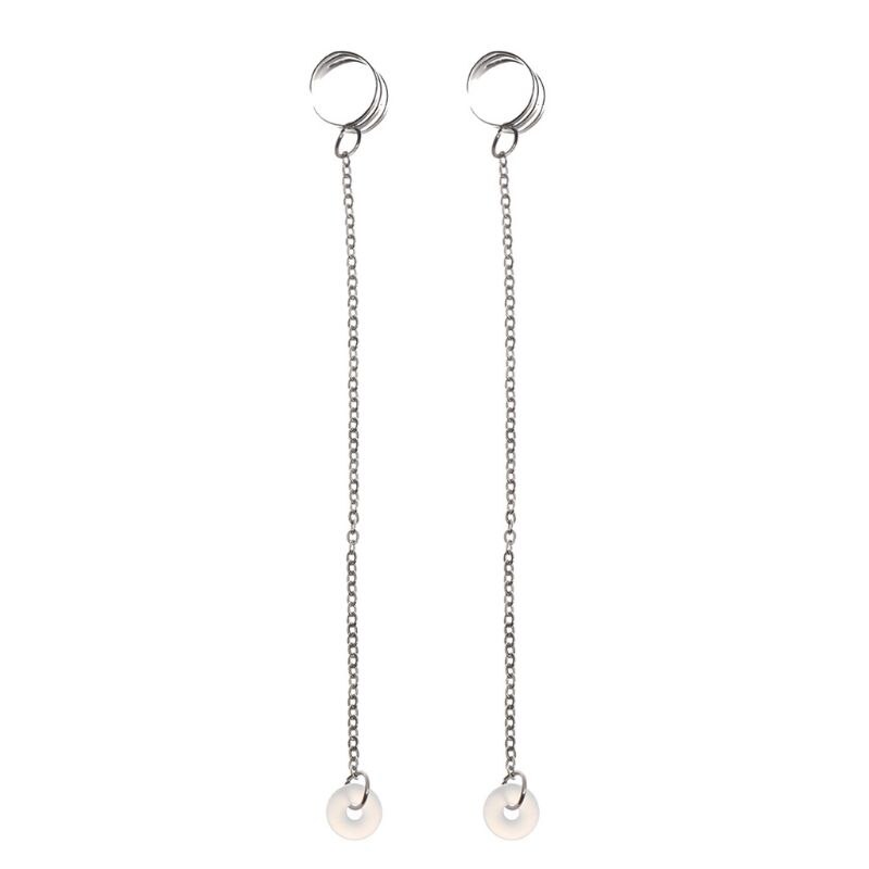 Soporte para auriculares antipérdida de acero inoxidable, pendientes de Clip compatibles con Airpods 1, 2 y pro 3, joyería inalámbrica