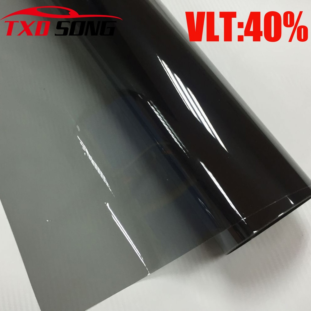 50*300 CM Car Window Tint Tint Film Glas VLT 40% Solar UV Bescherming Zomer Voorkomen Ultraviolet Auto side window solar tint
