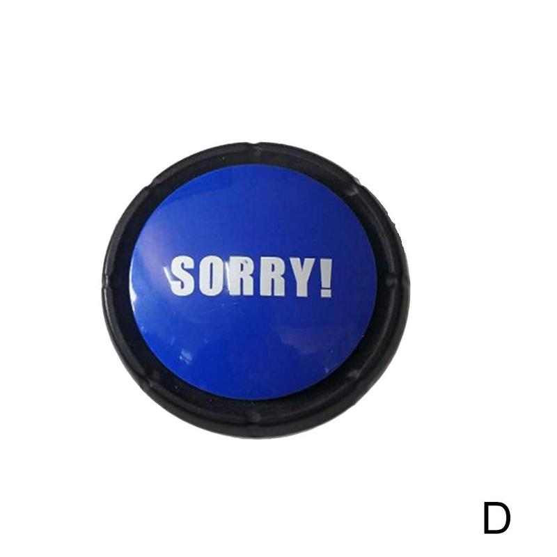 Sound button set round squeeze box toy electronic sound button E3P7: D