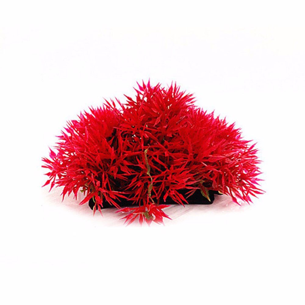 Aquarium Decoratie Water Weeds Fish Tank Kunstgras Ornament Onderwater Aquatic Plant Landschap Habitat Decoraties: Red