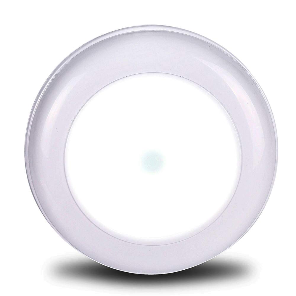 Wireless Motion Sensor Ceiling Light Battery Operated Sensing Activated LED Lamp Entrance Closet Stairs Hallway Garage Bathroom