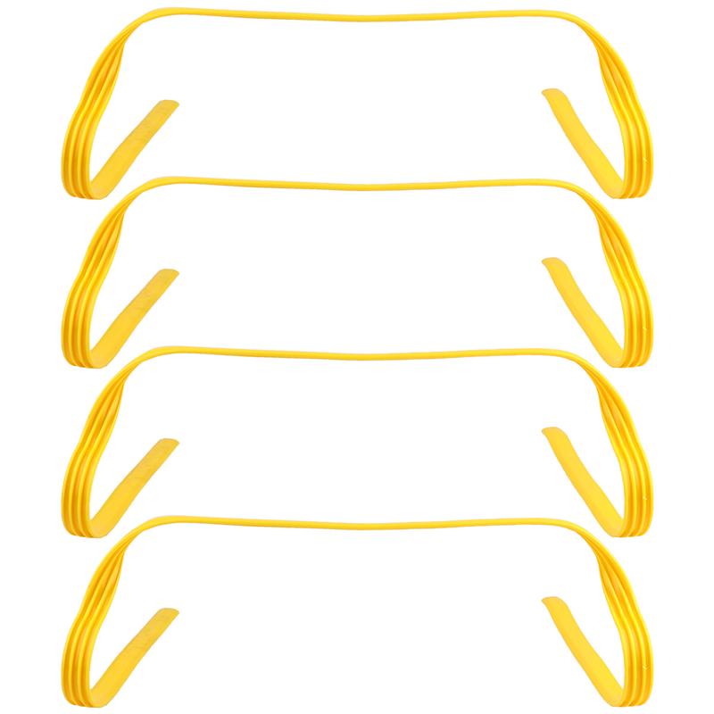 4Pcs Football Training Equipment Small Training Hurdles Speeds Hurdles for Kids: Default Title