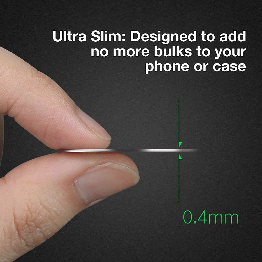 JUSFYU-soporte magnético para teléfono de coche, placa de Metal y hojas de hierro de cuero para rejilla de ventilación de aire, soporte de coche