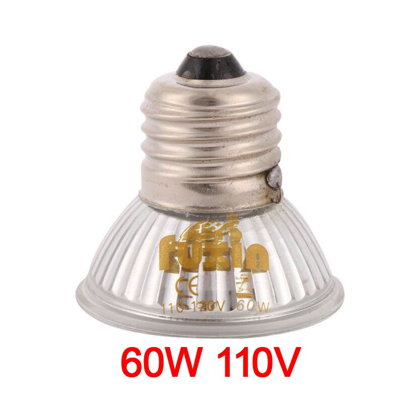 Led lampe pære  e27 uva uvb krybdyr pet terrarium brooder pet varmepære led pære basking lampe pære 25/40/50/60w 110v -220v: 60w 110v