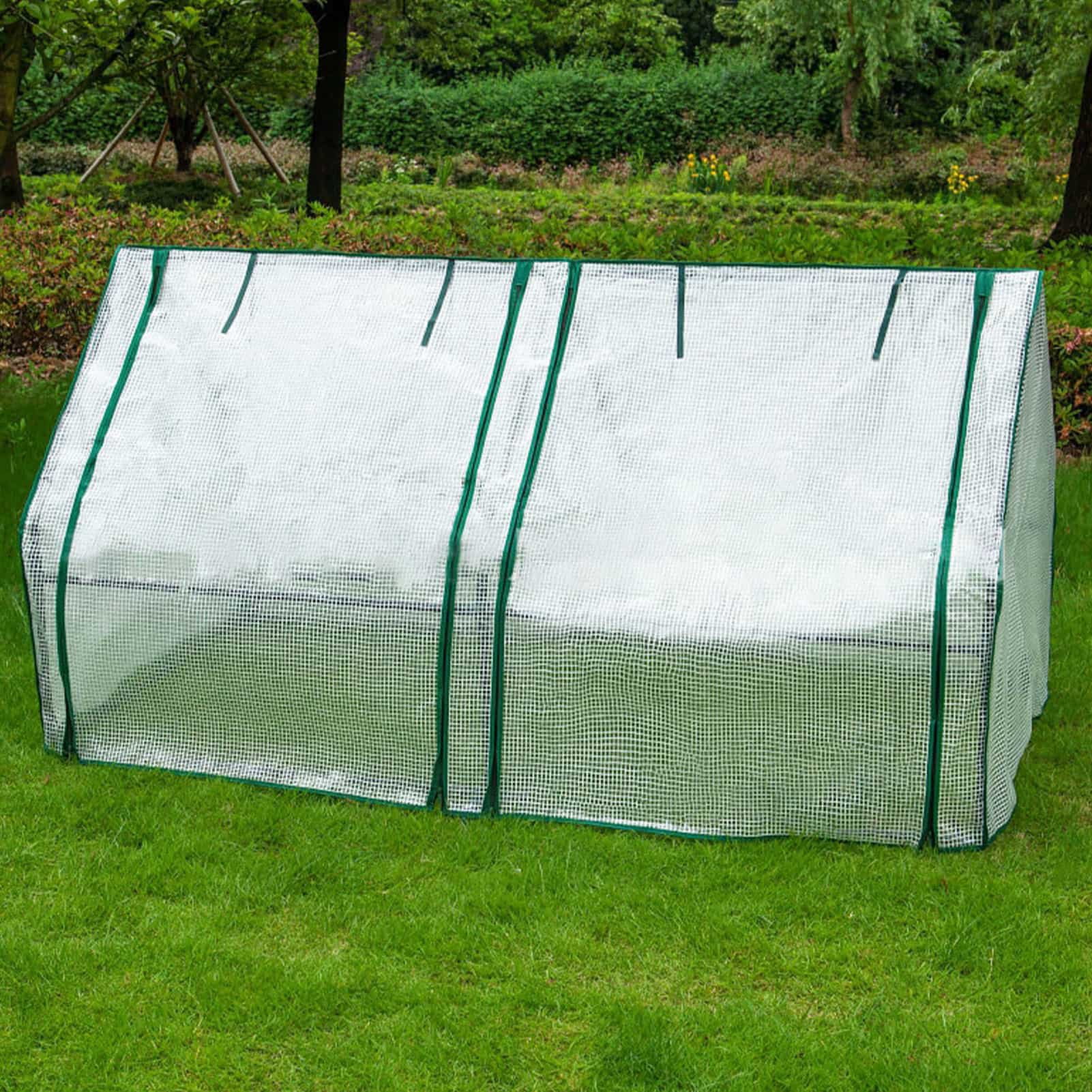 180x90x90 cm mini estufa capa com persianas de rolo porta planta crescimento tenda walk-in estufas para ao ar livre sem suporte