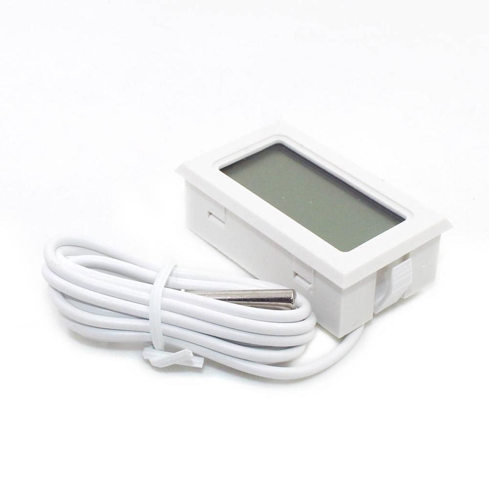-50 to 110 Digital Thermometer Mini LCD Display Meter Fridges Freezers Coolers Aquarium Chillers Mini 1M Probe Instrument