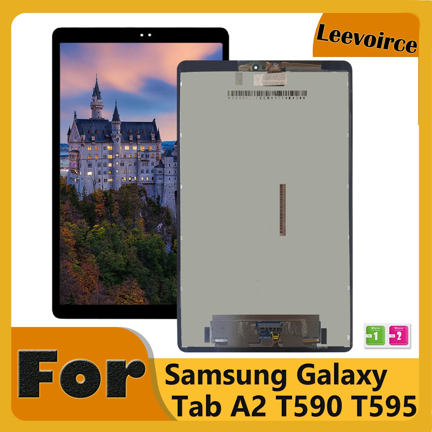 For Samsung Galaxy Tab A2 T590 T595 SM-T595 SM-T590 LCD Display Panel Screen Touch Screen Digitizer Full Assembly Replacement