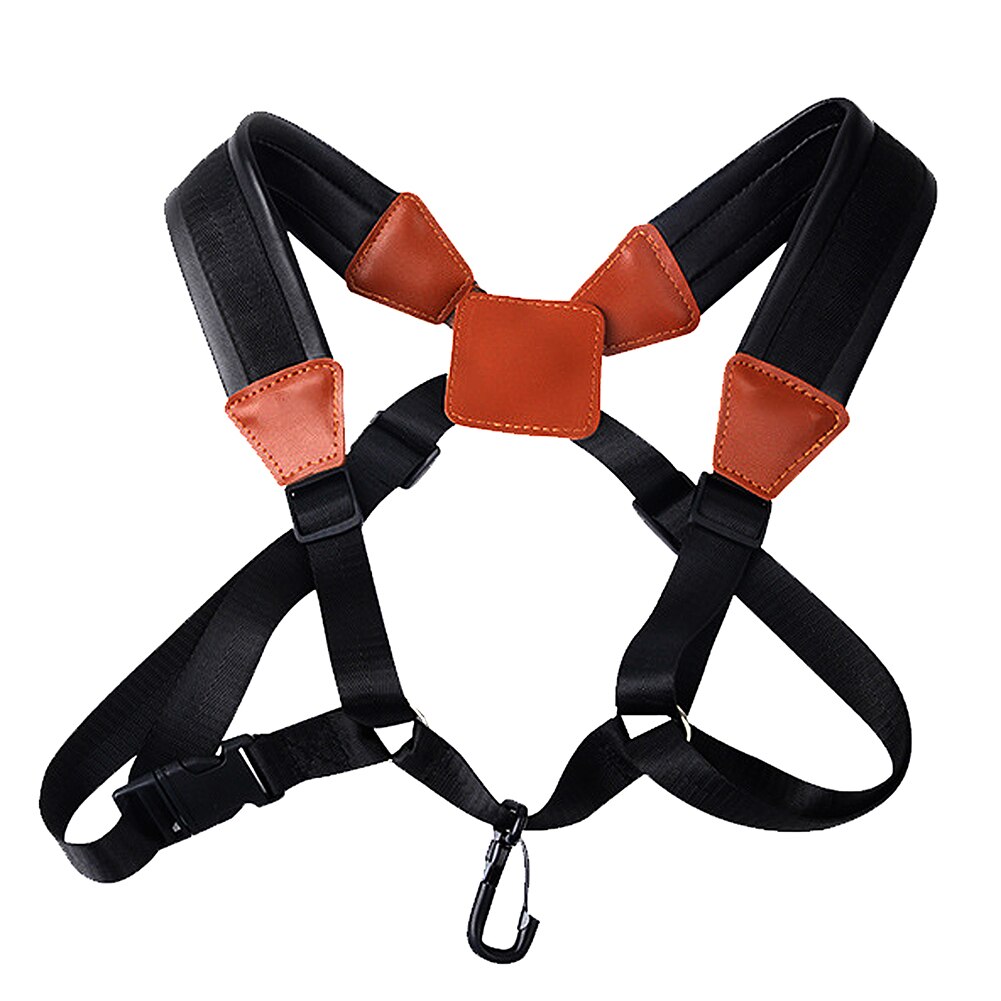 sax two shoulder straps alto tenor soprano sax Double Shoulder Strap Saxophone Lanyard: M