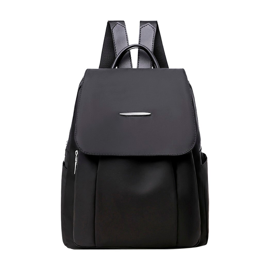Trend Backpack Multicolor Waterproof Oxford Multifunctional Waterproof Backpack Business Casual Travel anti-theft: Black