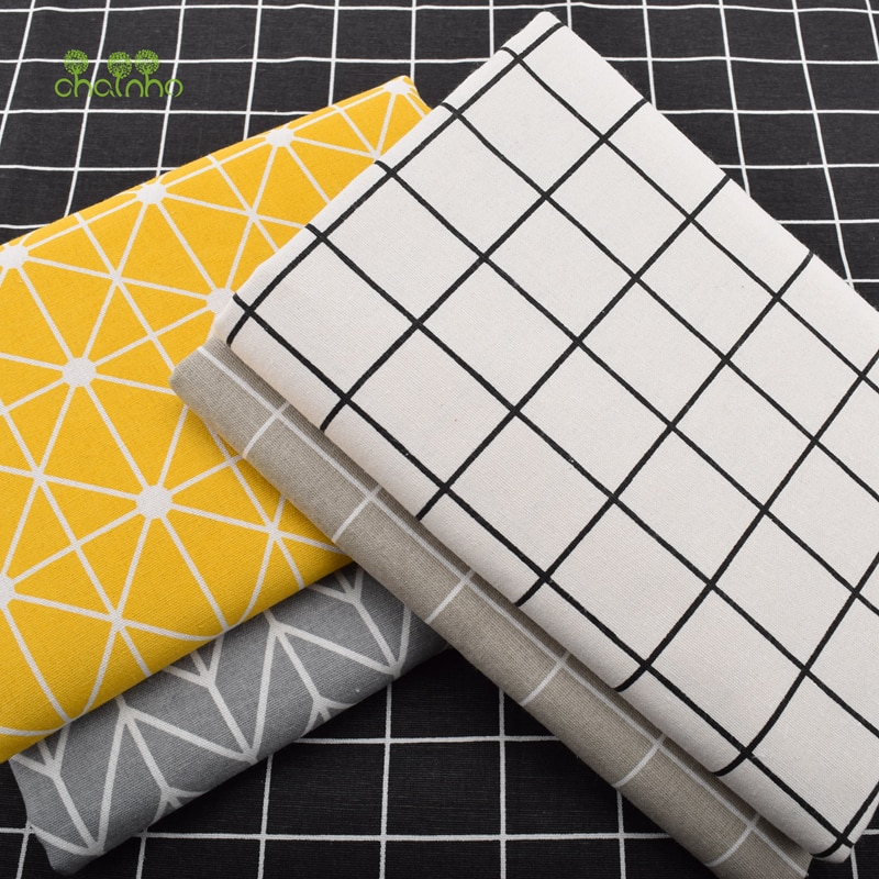 Trykt bomuldshørstof til patchwork quiltning syning gør-det-selv sofa borddug møbelbetræk tissue gardinpose pudestof