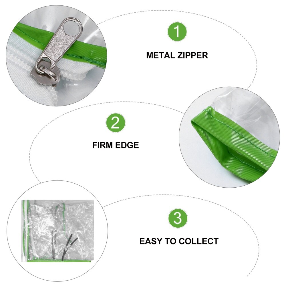 Couverture de protection de serres portatives de couverture transparente de PVC de serre chaude