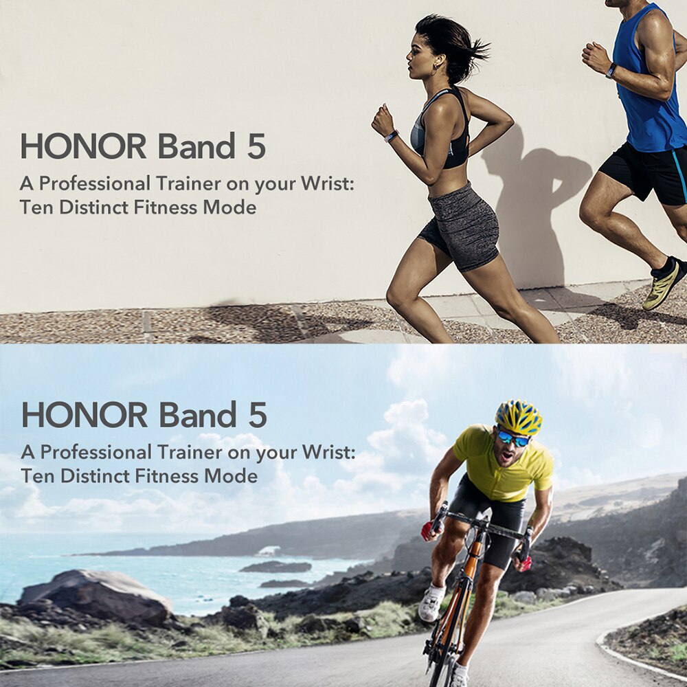Originele Honor Band 5 Smart Polsband Mannen Vrouwen Oximeter Touch Screen Magic Kleur Hartslag Detecteren Slaap Dutje Honor Band 5