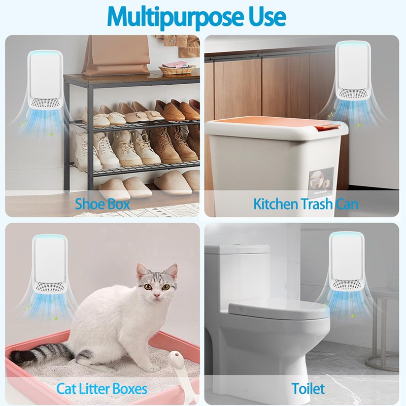 Ionizadores de aire A16F para el hogar, purificador de aire enchufable para el hogar, purificador de aire silencioso y portátil para dormitorio, cocina para mascotas y oficina